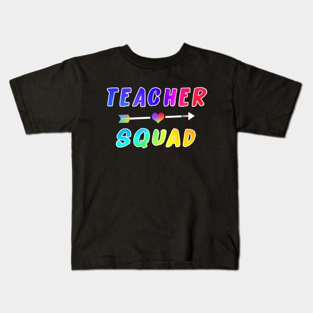 teacher squad Kids T-Shirt by DisneyLife